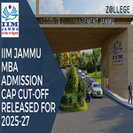 IIM Jammu MBA Admission CAP Cutoff Released For 2025 27